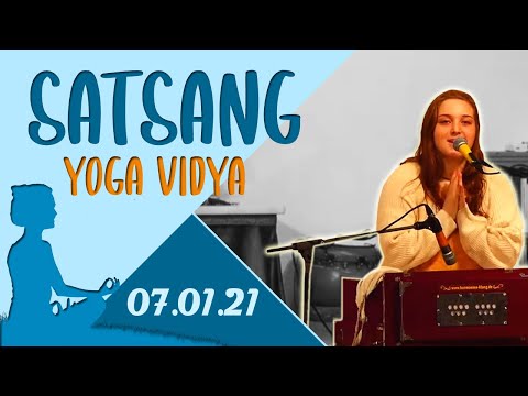 Satsang - Kirtan, Mantren und Meditation mit Radha Prema - Yoga Vidya Ashram Live 7:00 - 07.01.2021