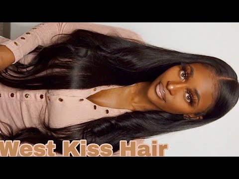 28 INCH WIG | BEST STRAIGHT LACE FRONT WIG | WEST KISS...