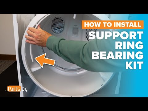 How to replace Support Ring Bearing Kit part # 279441 on your Whirlpool Maytag Amana Dryer