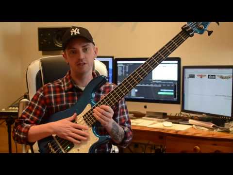 James talking about Enfield basses & Sims Super Quad Pickups