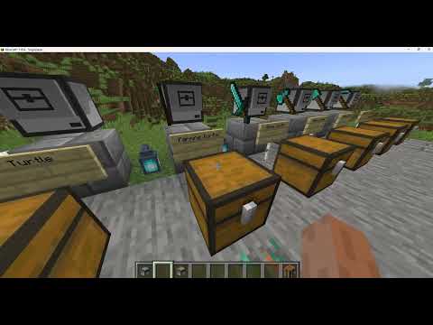 Coding with Minecraft Forge Creating Turtle Robots