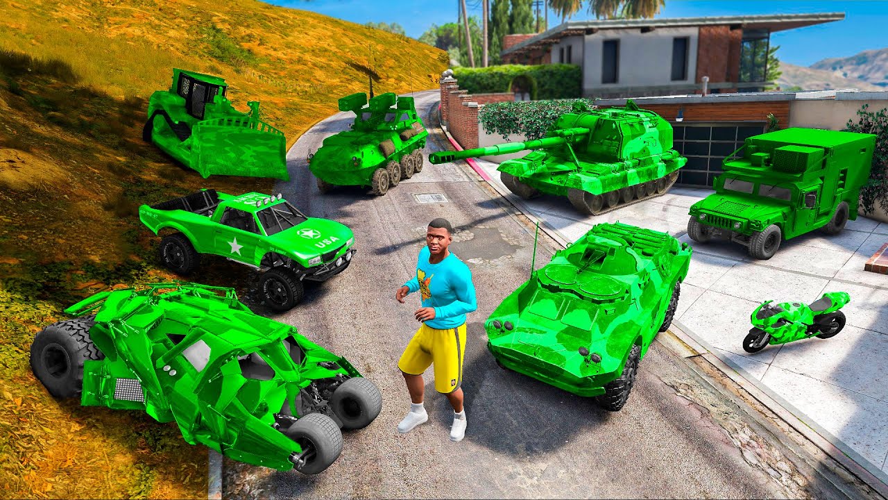 COLECIONANDO NOVOS VEÍCULOS DO EXÉRCITO NO GTA 5