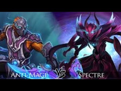 DOTA 2 ! Spectre vs anti mage ! Specter miss ! Ez