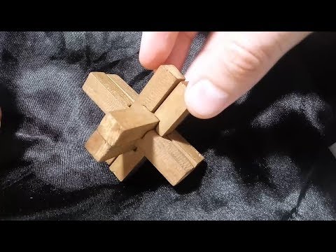 Сборка головоломки двойной Крест 3D (головоломка адмирала Макарова)