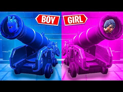 MASCHI CONTRO FEMMINE CANNONE EDITION - FORTNITE