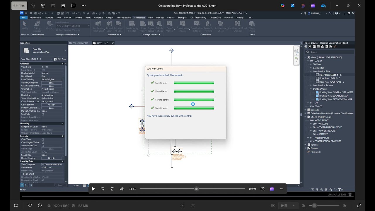 Collaborating Revit Projects to the Autodesk Construction Cloud