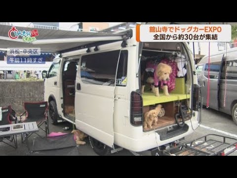 YouTube Video 愛犬のための車=「ドッグカー」集結 愛犬家の車を参考に「僕の車にも…」 浜松市