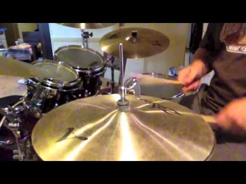 Drum set metric modulations in 12/16 over 4/4 by Jacob Cole
