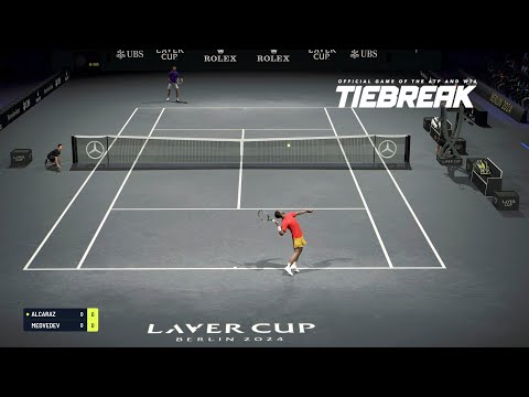 TIEBREAK - Daniil Medvedev Vs Carlos Alcaraz I Laver Cup Arena (PS5)