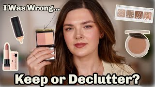 GRWM Makeup Declutter Chopping Block...Keep Or Declutter?