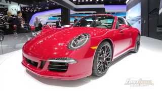 2016 Porsche 911 Targa 4 GTS - 2015 Detroit Auto Show - Fast Lane Daily