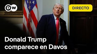 Donald Trump comparece en el Foro Económico Mundial de Davos