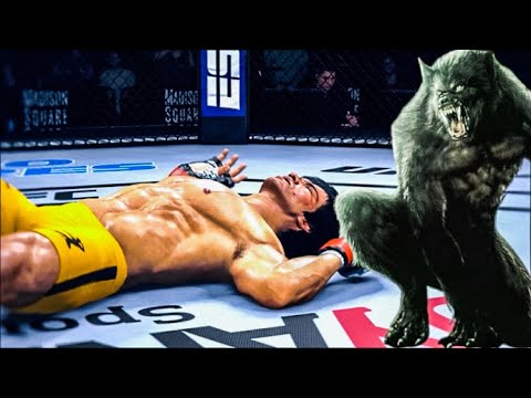 BRUCE LEE VS WEREWOLF | UFC 3 BRUTAL FIGHT | UFC 3 | UFC 3 2021 | EA SPORTS UFC 3