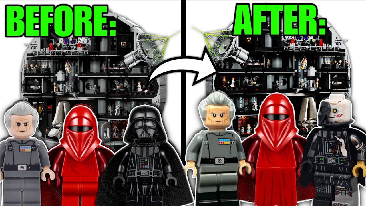 10 Ways to UPGRADE Your UCS Death Star! (Set 75419)