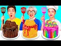 Me Vs Grandma Cooking Challenge Epic Food Battle By HAHANOM Challenge