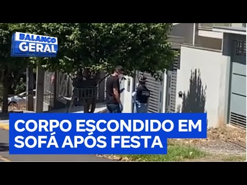 Convidados matam homem e escondem corpo no sofá durante confraternização