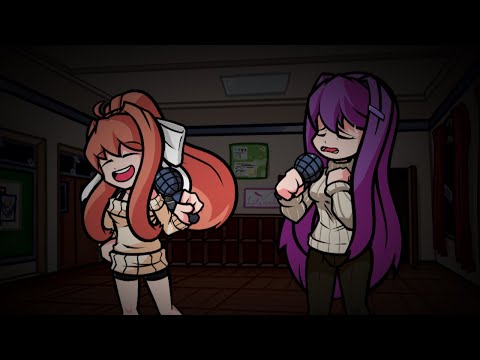 FNF - Glitcher (Monika Mix), but Yuri sings it