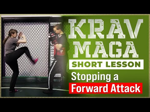 Krav Maga | SHORT LESSON: Stopping A Forward Attack