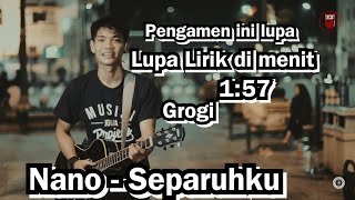 Download lagu SEPARUHKU - NANO COVER BY MUSISI JOGJA PROJECT mp3