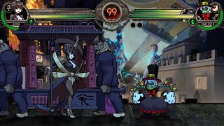 Skullgirls 2nd Encore! Eliza 🆚 Peacock, Squigly & Double. Arcade-Match