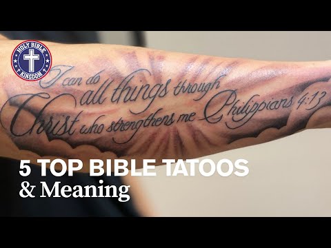 Scripture Tattoos Arm