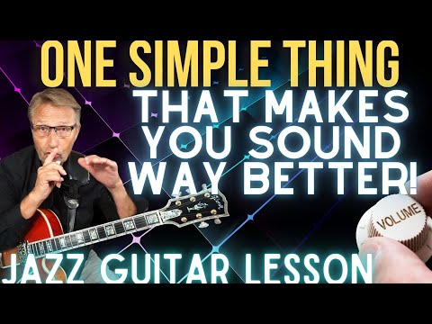 Quiet Please!! | A Trick To Make Your Playing Sound Instantly Better | Jazz Guitar Soloing Lesson |