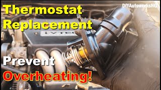 Thermostat Replacement on Honda: 2003 - 2007 Accord, Element & Odyssey (K24A 2.4L engine)