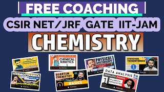 FREE Coaching for CSIR NET/JRF Chemical Science| GATE | IIT-JAM | TIFR | CHEMISTRY |