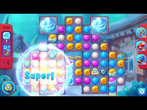 Fishdom 6269 Hard Level - 16 moves - NO BooSTERS