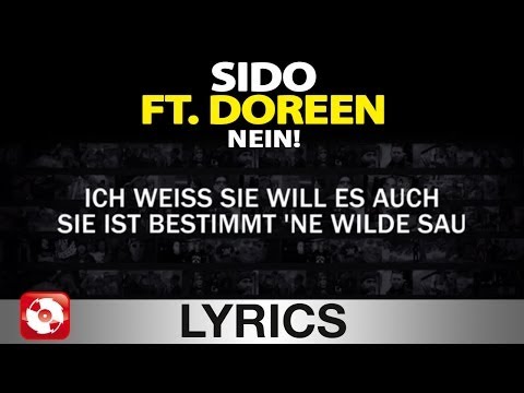 SIDO FEAT. DOREEN - NEIN! -  AGGROTV LYRICS KARAOKE (OFFICIAL VERSION)
