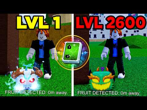 UPEI DO 1 AO 2600 SÓ COM O NOTIFICADOR DE FRUTA NO BLOX FRUITS!