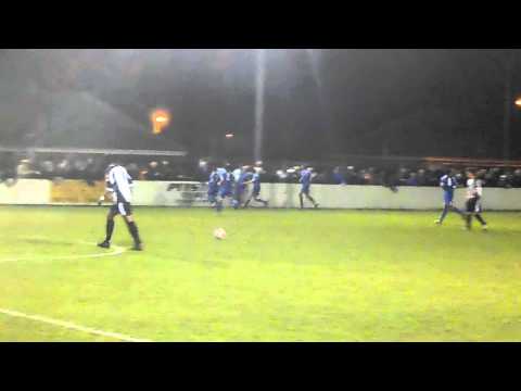 Lowestoft Town 1-0 East Thurrock United.  Ryman Isthmian Premier Play-Off Semi-Final.  Wed1May2013