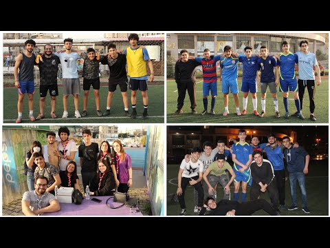 Football Match St Charbel Fanar VS KFA Oppa Court Jdeideh Saturday April 2, 2022