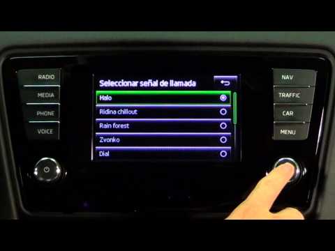 Škoda Octavia Combi. Modelo 2013. Navegador AMUNDSEN. Melodías para la llamada de teléfono