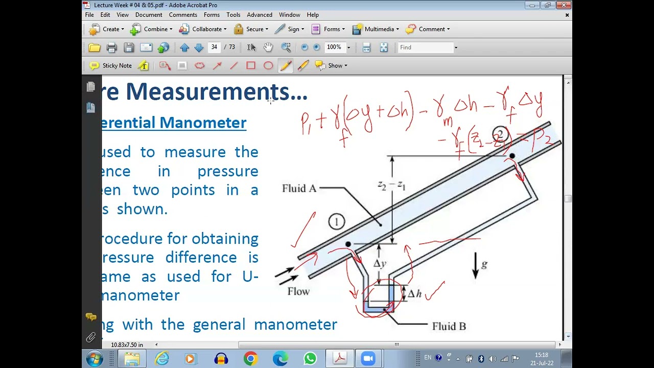 Video Lecture Fluid Mechanics 04/16