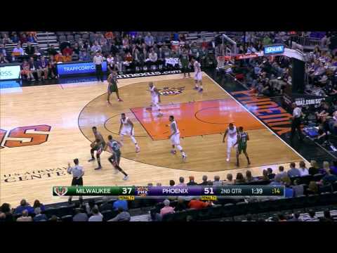 Giannis Antetokounmpo Highlights Bucks vs. Suns 12.15.2014 - 6 Points, 8 Rebounds