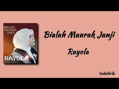Bialah Maurak Janji - Rayola | Lirik Lagu Minang