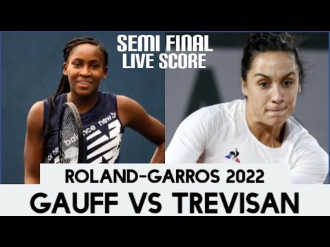 Coco Gauff vs Martina Trevisan | Roland-Garros 2022 Live Score
