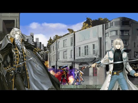 Serio's Castlevania Fighter Alucard VS Soma Cruz (boss VS boss)