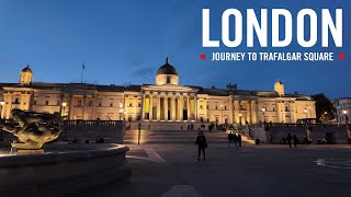London Walking Tour 4K – Buckingham Palace to Trafalgar Sq
