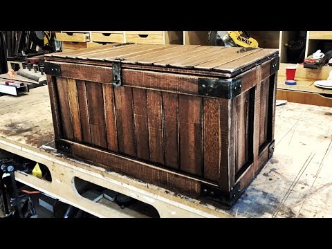 Rustic Storage Chest - Repurposed Doors