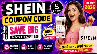 SHEIN Coupon Code 2026 || How To Get SHEIN Discount Coupons