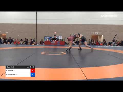 101 Lbs Consolation Lindsey Noble Team Georgia Vs Olivia Hamma Team Iowa