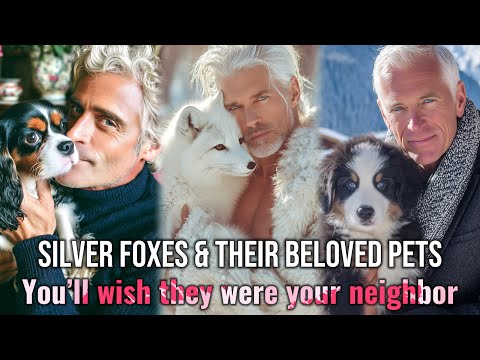 ❤️ Top 30 Most Handsome Silver Foxes Around the World Part 8