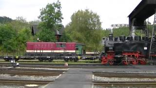 preview picture of video 'Fichtelbergbahn  -  Von Cranzahl nach Oberwiesenthal  -  Dampfbahn-Route Sachsen'