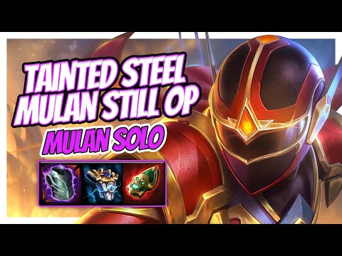ROAD TO MASTERS: NO WARRIORS AXE? NO PROBLEM WE GOT TAINTED! - Smite Ranked Mulan solo