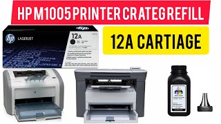 How To Hp M1005 laserjet printer Cartridge Refilling step by step process | 12 A Cartridge Refilling