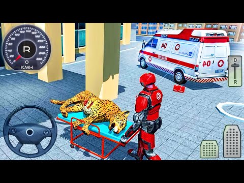 Light Speed Robot Hero Animal Rescue Mission - Emergency Ambulance Van Drive - Android GamePlay