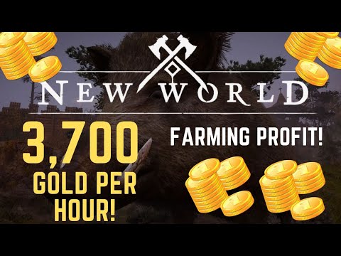 New World gathering spot review - Boarsholm - 3,700 gold per hour!