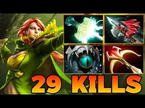 29 Kills Windranger Dota 2 !! Windranger Dota 2 Carry Safelane 7.39 Meta Pro Gameplay Build Guide